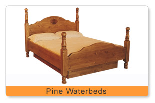 Hardsided Pine Waterbed Collection